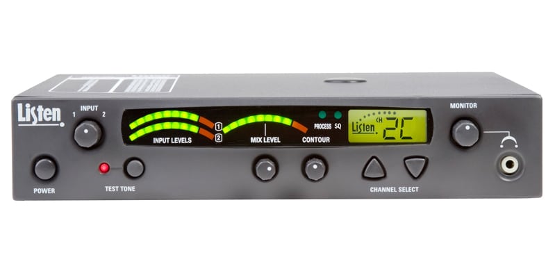 Vue de face de l'émetteur ListenRF