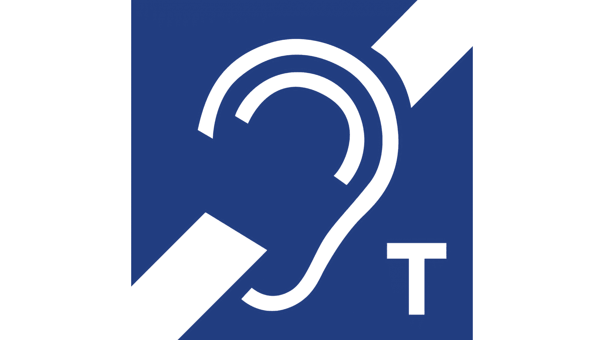 Un'immagine del cartello Hearing Loop.