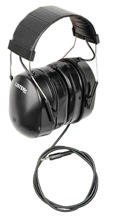 Over-the-ear headsets.