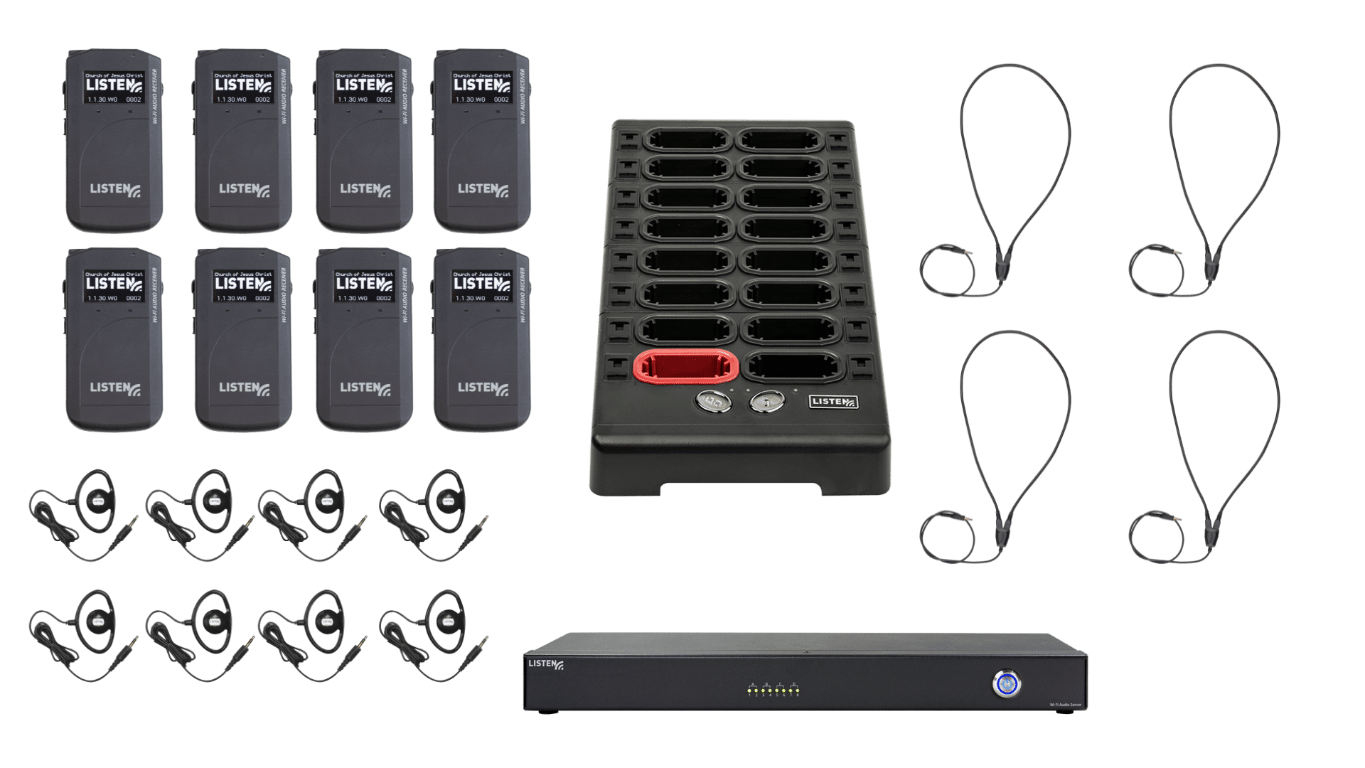 Sistema audio Wi-Fi Meetinghouse (8 canali) (NUOVO)