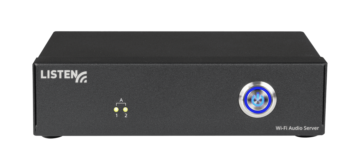 Front image of a two channel server