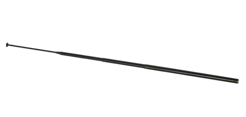 One antenna against a white background