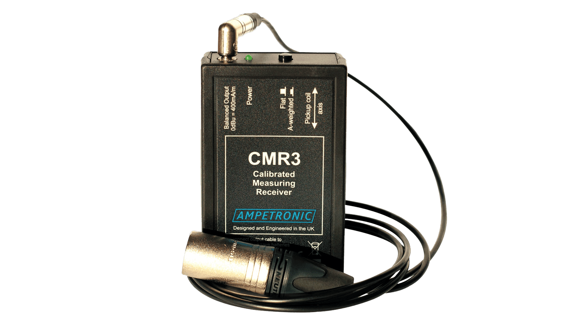 A picture of a CMR3 Calibrated Measuring Receiver.