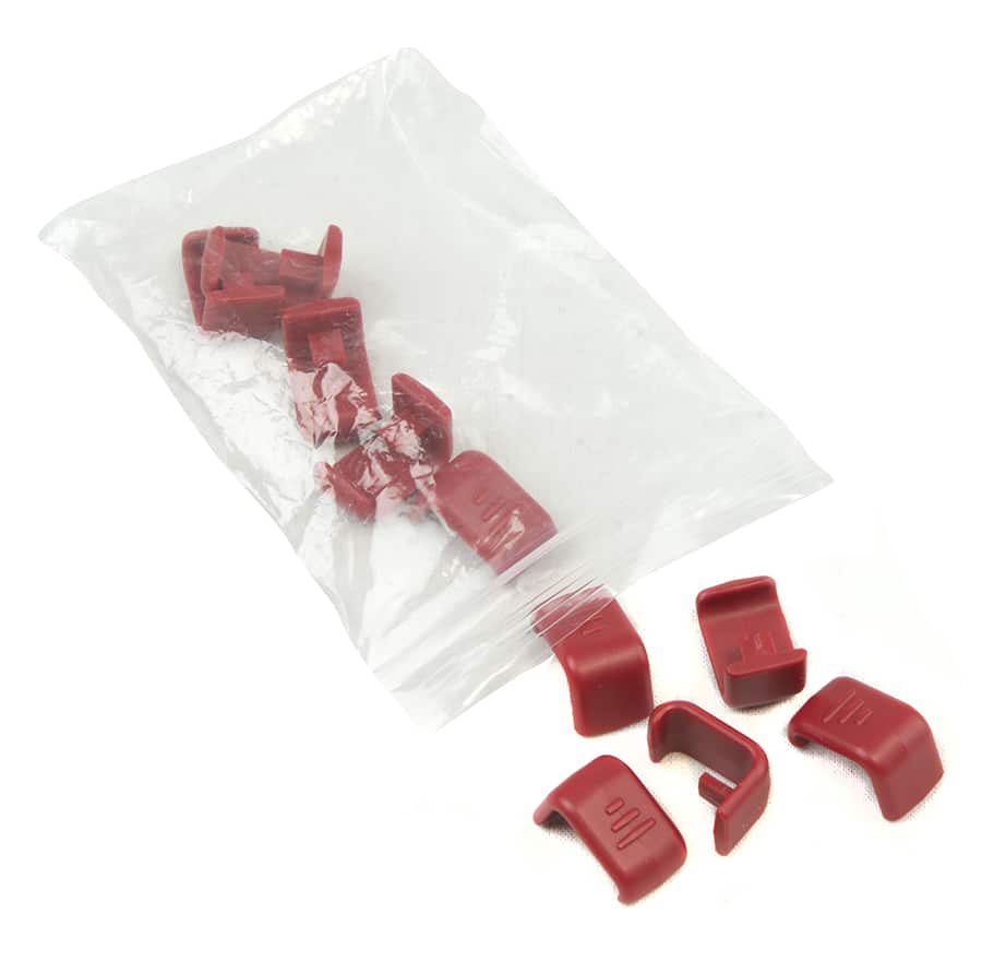 Bag of replacement ListenTALK Transceiver leader clips