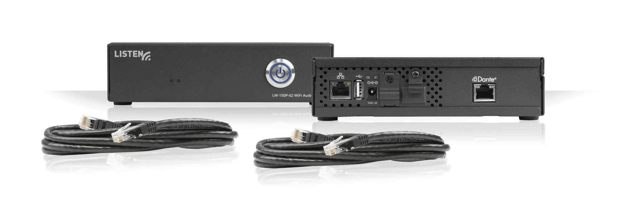 Front and back view of the LW-150P-02-D servers