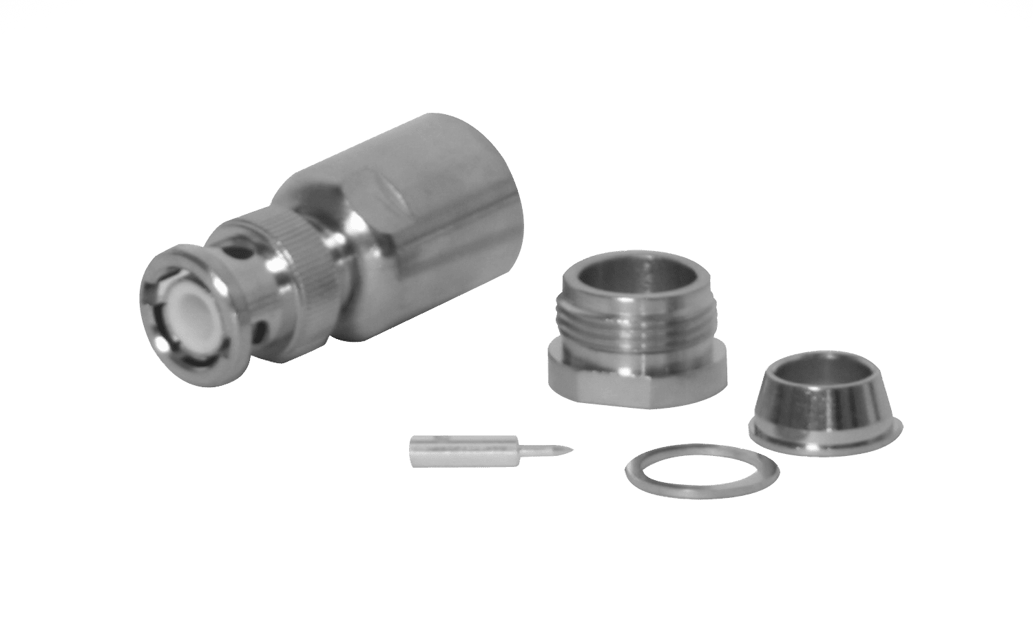 A picture of a RG-8 BNC Connector