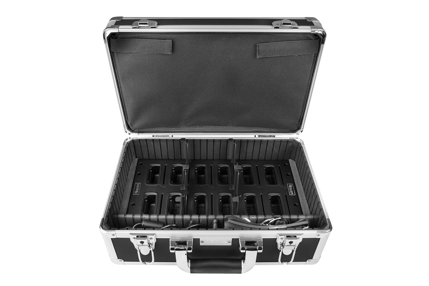 A picture of an Intelligent 12-Unit Charging/Carrying Case.